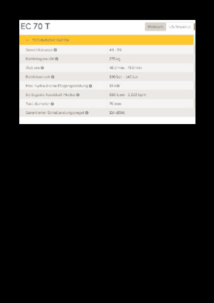 Hydraulic Breakers Epiroc EC 70 T