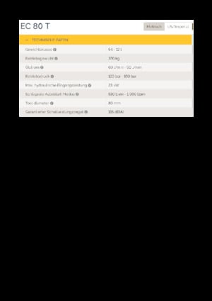 Hydraulic Breakers Epiroc EC 80 T