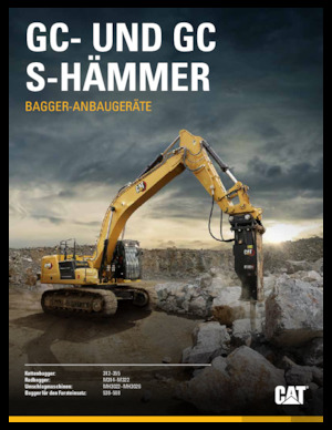 Hidrolik yontma çekiçleri Caterpillar H180 GC