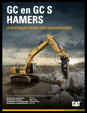 Hidrolik yontma çekiçleri Caterpillar H180 GC