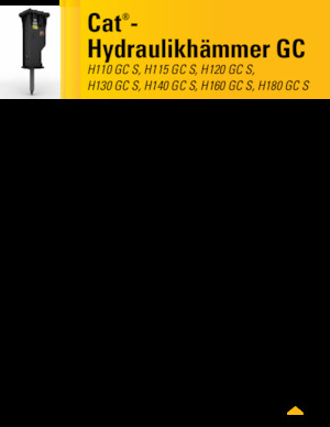 Hydraulic Breakers Caterpillar H110GC S 
