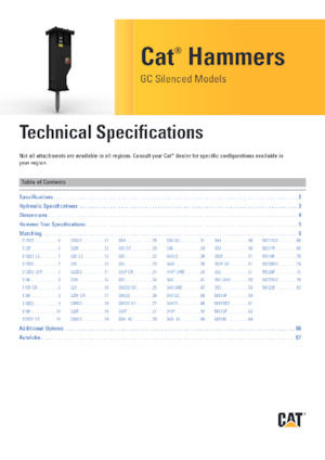 Hydraulic Breakers Caterpillar H140GC S 