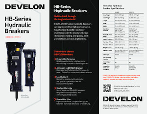 Hydraulic Breakers Develon HB06H