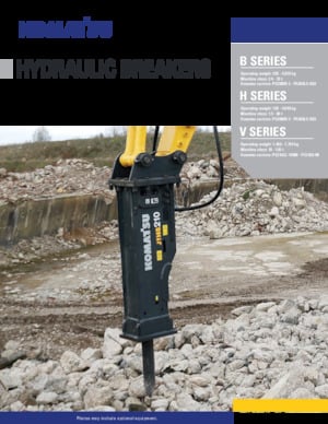Hydraulic Breakers Komatsu JMHB 660H-1