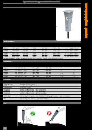 Hidrolik yontma çekiçleri Kinshofer KFX 29