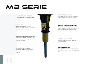 Hydraulic Breakers OSA Demolition Equipment MB 10