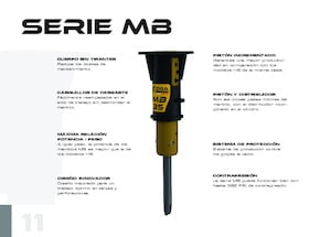 Hydraulic Breakers OSA Demolition Equipment MB 10