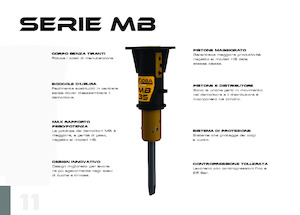 Hydraulic Breakers OSA Demolition Equipment MB 10