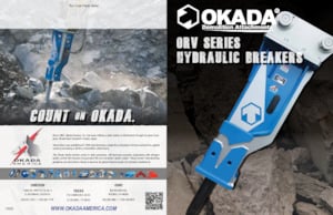 Hydraulic Breakers Okada ORV2500 