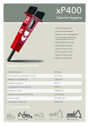 Hydraulic Breakers Promove xP 400