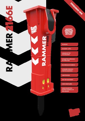 Hydraulic Breakers Rammer 2166E