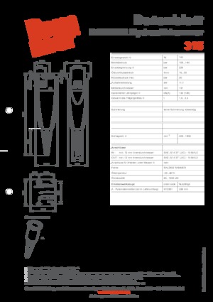 Hydraulic Breakers Rammer 315