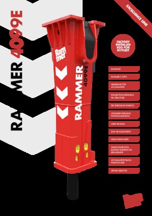 Hydraulic Breakers Rammer 4099E