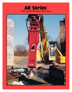 Hidrolik yontma çekiçleri Allied AR 140 B