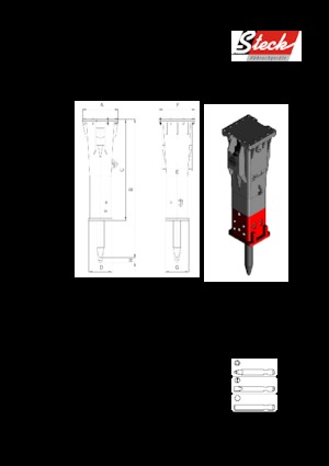 Hydraulic Breakers Steck B 10