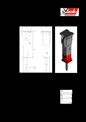 Hydraulic Breakers Steck B 7