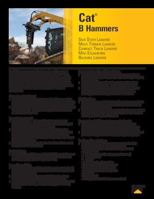 Hydraulic Breakers Caterpillar B6