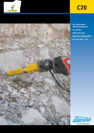 Hydraulic Breakers Darda C20 V