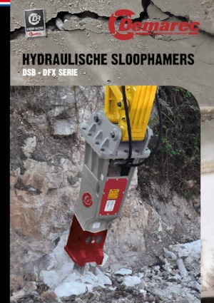 Hidrolik yontma çekiçleri Demarec DFX-80