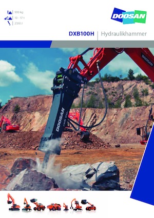 Hidrolik yontma çekiçleri Doosan DXB100H