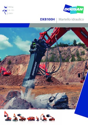 Hidrolik yontma çekiçleri Doosan DXB100H