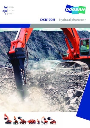 Hydraulic Breakers Doosan DXB190H