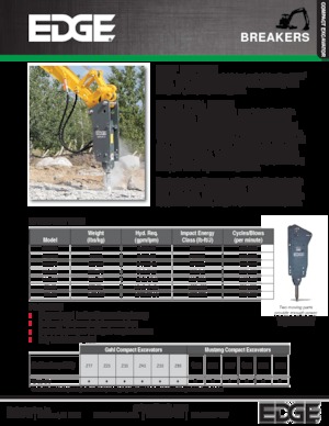 Hidrolik yontma çekiçleri EDGE EB150