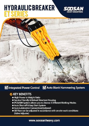 Hydraulic Breakers Soosan ET200 