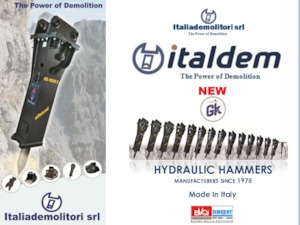 Hydraulic Breakers Italdem GK 630 S