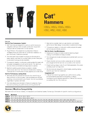Hydraulic Breakers Caterpillar H55E 