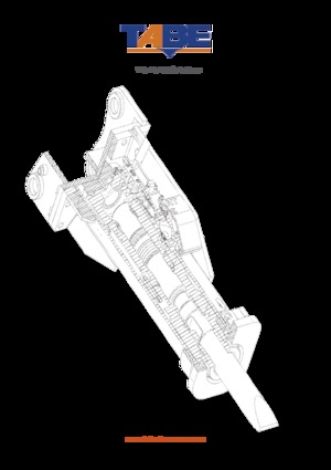 Hidrolik yontma çekiçleri TABE MT 145 
