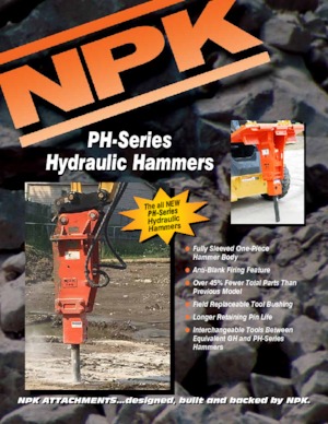 Hidrolik yontma çekiçleri NPK PH-4