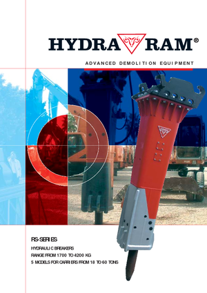 Hydraulic Breakers Hydra Ram RS 27