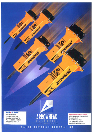 Hydraulic Breakers Arrowhead S 130
