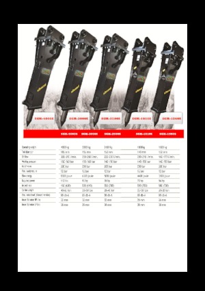 Hydraulic Breakers Eusiti SGK-1810S