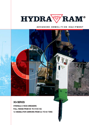Hydraulic Breakers Hydra Ram XG 6 S