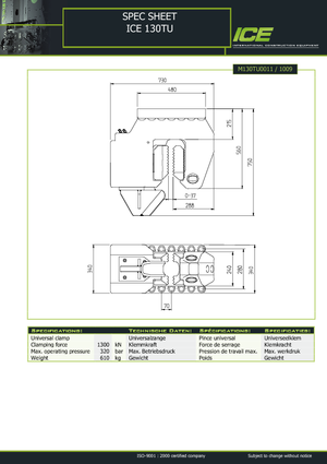 Hydraulic Collets ICE 130 TU