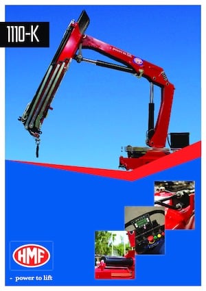Hydraulic loading cranes HMF 1110-K5