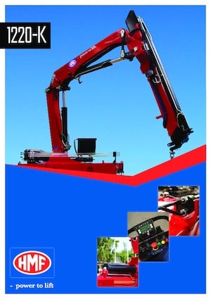 Hydraulic loading cranes HMF 1220-K2
