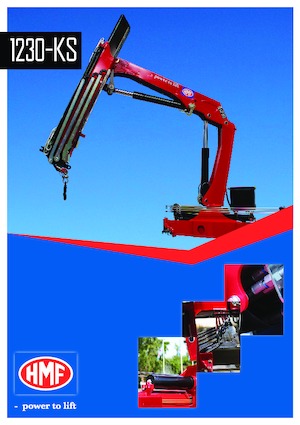 Hydraulic loading cranes HMF 1230-KS2