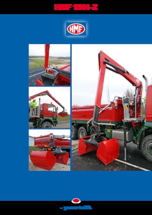 Hydraulic loading cranes HMF 1244-Z1