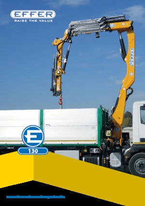 Hydraulic loading cranes Effer 130 4S