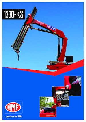 Hydraulic loading cranes HMF 1330-KS1