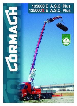 Hydraulic loading cranes Cormach 135000X E9F186 A.S.C. Plus