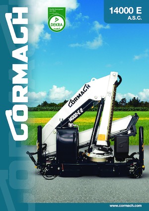 Hydraulic loading cranes Cormach 14000 E4 A.S.C