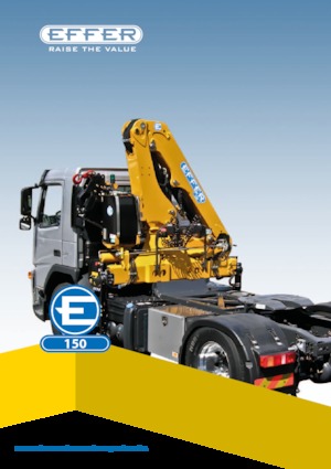 Hydraulic loading cranes Effer 150 4S