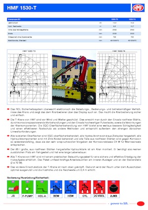 Hidrolik Vinçler HMF 1530-T4-MCS