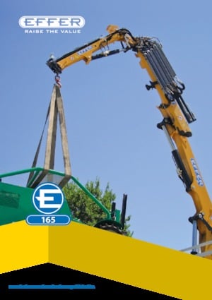 Hydraulic loading cranes Effer 165 4S