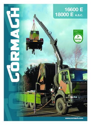 Hydraulic loading cranes Cormach 16600 E4