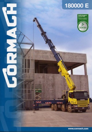 Hydraulic loading cranes Cormach 180000 E6JIB4 A.S.C. Plus